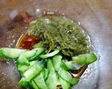 めかぶ胡瓜の梅肉あえやっこ作り方6写真