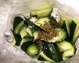 簡単 胡瓜の鶏がらスパイス漬け クミン作り方1写真