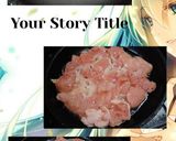 鶏肉ガーリック醤油甘辛焼き(簡単)鶏丼作り方5写真