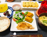 生姜焼きメインの和食のご飯・ほっとする味作り方7写真