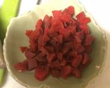 カリカリ梅がアクセントに♪さっぱり冷奴作り方2写真