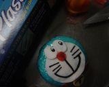 キャラ弁　カラーラップで簡単どらえもん作り方4写真