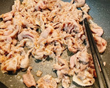 ☆☆豚こま肉とえのきのネギ塩ダレ炒め☆☆作り方3写真