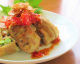 豚バラ肉とアスパラガスの青じそチーズ焼き作り方10写真