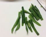 インゲンのごまドレ粒マスタード和え作り方3写真
