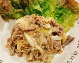 ☆☆豚こま肉とえのきのネギ塩ダレ炒め☆☆作り方5写真