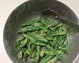 インゲンのごまドレ粒マスタード和え作り方5写真