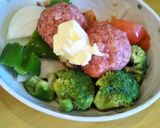 早ワザ煮込みハンバーグ レンチンで!作り方3写真