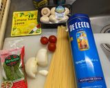 SABA缶と　塩レモンパスタソーススパ作り方1写真