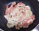 豚薄切り肉のハニーマスタード炒め作り方2写真