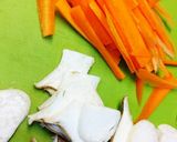 切り昆布のしょうが醤油煮。作り方2写真