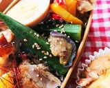 お弁当★5分♪ナスとオクラ南蛮★作り置き作り方4写真