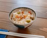 コンビニのチキンで炊き込みご飯作り方4写真