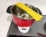 ホットクック小松菜ベーコンクリームパスタ作り方2写真