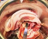 うなぎ蒲焼きのタレご飯(^^)豚バラ作り方1写真