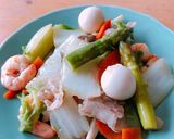 海老とアスパラの中華炒め作り方6写真