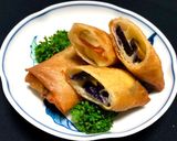 茄子・トマトに☆チーズ入り簡単春巻き作り方5写真