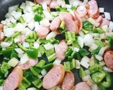 ☆絶品！ガパオ風味チャーハン☆作り方2写真