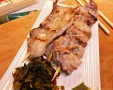 山城屋食堂メニュー1位!豚バラ串焼き作り方4写真