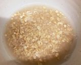 オートミール のたらこ豆乳リゾット風作り方1写真