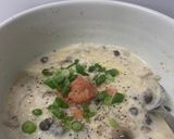 オートミール のたらこ豆乳リゾット風作り方5写真