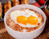 知らないと人生損する！神の目玉焼きご飯作り方14写真