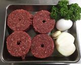 生椎茸ソースの煮込みハンバーグ！作り方1写真