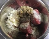 生椎茸ソースの煮込みハンバーグ！作り方3写真