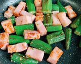 おくらとベーコンのおつまみ作り方6写真