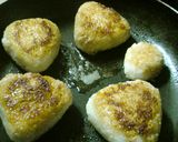 バター醤油味の焼きおにぎり作り方4写真
