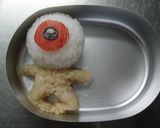 キャラ弁☆簡単「鬼太郎と目玉おやじ♪」作り方6写真