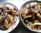 茄子と油揚げの冷やしぶっかけおろしうどん作り方14写真