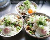 茄子と油揚げの冷やしぶっかけおろしうどん作り方16写真