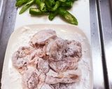 鶏もも肉とししとうのオイスターソース炒め作り方1写真