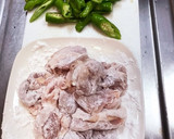 鶏もも肉とししとうのオイスターソース炒め作り方1写真