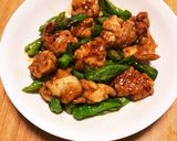 鶏もも肉とししとうのオイスターソース炒め作り方3写真