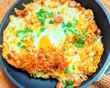 辛ラーメン でチーズそばめし作り方14写真