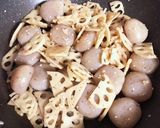 ピリ辛玉こんにゃくれんこん作り方4写真