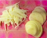 カリうま！　じゃが・ベーコン・チーズ焼き作り方1写真