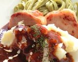 デミポテガッツリ系パスタU・ェ・U作り方4写真