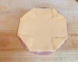 ハムのチーズ大葉はさみカレーパン粉フライ作り方2写真