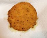 ハムのチーズ大葉はさみカレーパン粉フライ作り方10写真