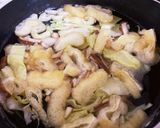 干し椎茸の戻し汁で深みのある味噌汁作り方4写真