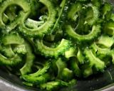 ゴーヤ素麺チャンプル和風オープンオムレツ作り方1写真