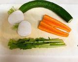★簡単冷蔵庫ぬか漬け★ 〜漬ける時間〜作り方2写真