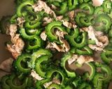 ゴーヤ素麺チャンプル和風オープンオムレツ作り方3写真