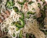 ゴーヤ素麺チャンプル和風オープンオムレツ作り方4写真