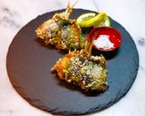 茄子とニラを抱いたイワシのオーブン焼き作り方6写真