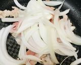豚肉＆マスカルポーネチーズの洋風焼そば作り方1写真