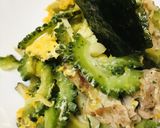 豚肉＆茸のバター風味ゴーヤーチャンプルー作り方4写真